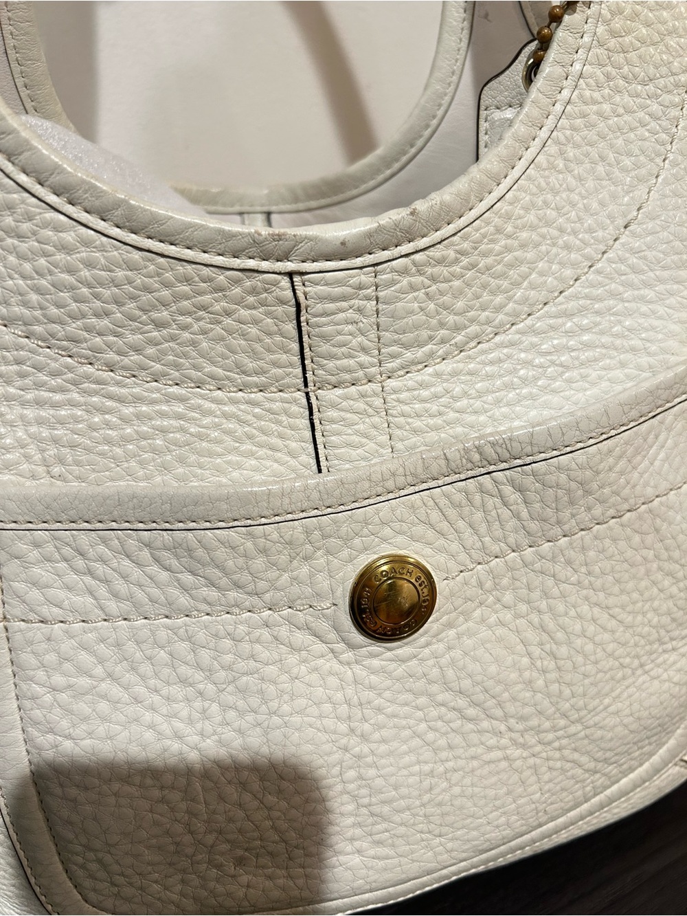 Coach Ergo Legacy shoulder bag crafted from pebbled leather. GUC - Picture 12 of 15